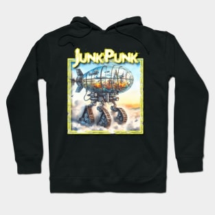 JunkPunk - World Inside Glass Dirigible - WelshDesigns Hoodie